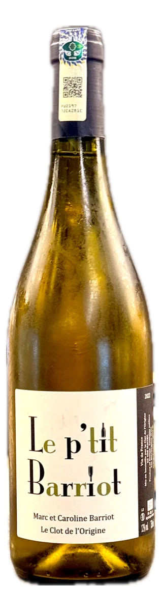Bottle of Le P'tit Barriot by Le Clot de l'Origine